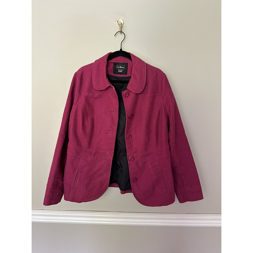LL Bean Women's Jacket Pink Size Medium